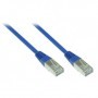 Alcasa 1m Cat5e SF/UTP cavo di rete Blu SF/UTP (S-FTP) (855B-010)