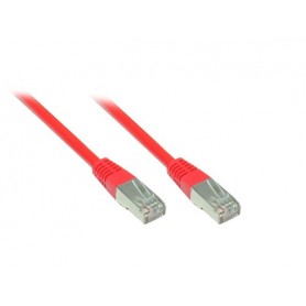 Alcasa 1m Cat5e cavo di rete Rosso SF/UTP (S-FTP) (855R-010)