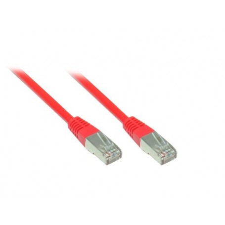 Alcasa 1m Cat5e cavo di rete Rosso SF/UTP (S-FTP) (855R-010)