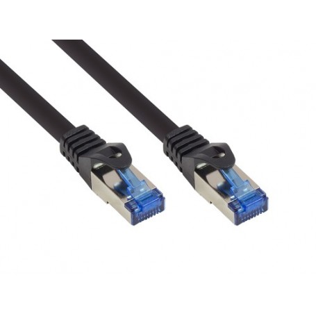 Alcasa 8060-SF010S cavo di rete Nero 1 m Cat6a S/FTP (S-STP) (8060-SF010S)