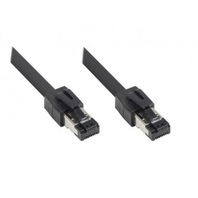 Alcasa 8080-020S cavo di rete Nero 2 m Cat8.1 S/FTP (S-STP) (8080-020S)