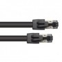 Alcasa 8080-020S cavo di rete Nero 2 m Cat8.1 S/FTP (S-STP) (8080-020S)