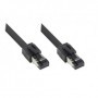 Alcasa 8080-030S cavo di rete Nero 3 m Cat8.1 S/FTP (S-STP) (8080-030S)