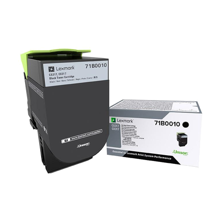Lexmark 71B0010 cartuccia toner 1 pz Originale Nero (71B0010)