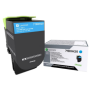 Lexmark 71B0H20 cartuccia toner 1 pz Originale Ciano (71B0H20)