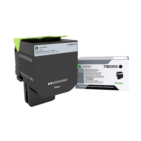 Lexmark 71B0X10 cartuccia toner 1 pz Originale Nero (71B0X10)