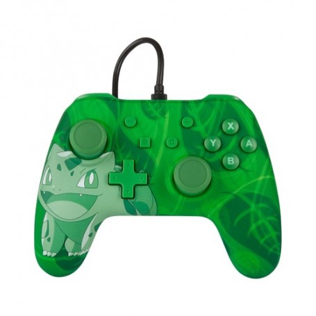 PowerA Bulbasaur Overgrow Verde, Multicolore USB Gamepad Analogico/Digitale Nintendo Switch (1511624)