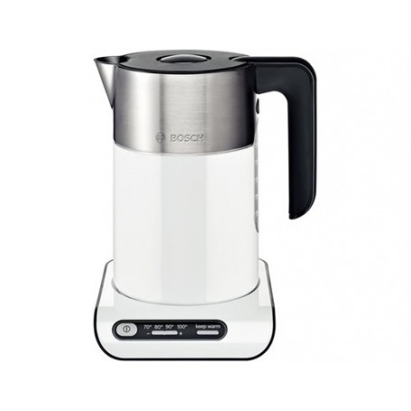 Bosch TWK8611P bollitore elettrico 1,5 L 2400 W Antracite, Acciaio inossidabile, Bianco (TWK8611P)