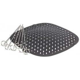 Philips HD9951/00 accessorio per friggitrice Grill basso e spiedi Grigio, Argento (HD9951/00)