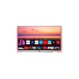 TV LED 43" 4K Ultra HD Digitale Terrestre DVB T2/S2 Smart TV LED Wifi HDMI USB colore Argento 43PUS6804 (43PUS6804)