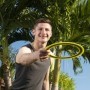 Aerobie Sprint Flying Ring 10" - Yellow Frisbee (6046393)