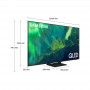 Samsung TV QLED 4K 55" QE55Q70A Smart TV Wi-Fi Titan Gray 2021 (QE55Q70AATXZT)