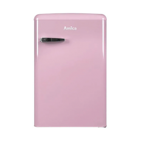 Frigorifero retrò Amica KS15616P, larghezza 55 cm, altezza 87,5 cm, 108 L, scongelamento automatico, congelatore, cu (KS15616P)