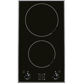 Amica KMC13280E Nero Da incasso Ceramica 2 Fornello(i) vetroceramica, larghezza 30 cm, manopola (KMC13280E)