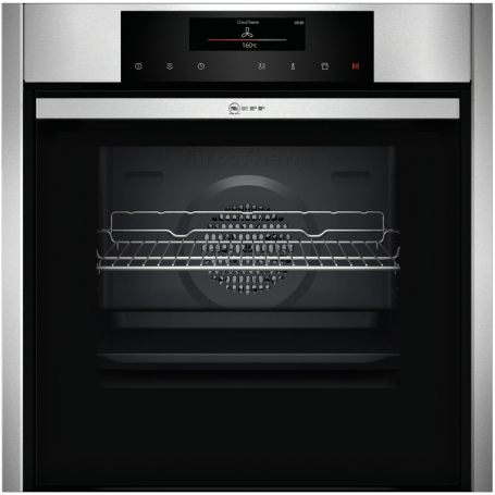 Neff BFT4664N A + forno a vapore incorporato, larghezza 60 cm, 71 l, controllo FullTouch, acciaio inossidabile (B46F (B46FT64N0)