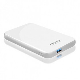 Axagon EE25-S6 contenitore di unità di archiviazione Box esterno HDD/SSD Bianco 2.5" (EE25-S6)