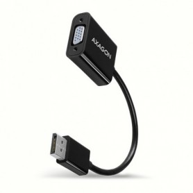 Axagon RVD-VGN cavo e adattatore video 0,16 m DisplayPort VGA (D-Sub) Nero (RVD-VGN)
