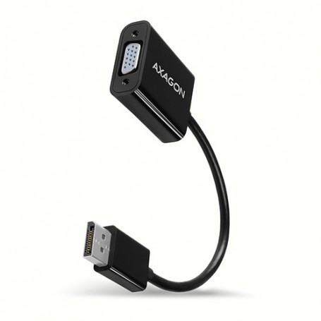 Axagon RVD-VGN cavo e adattatore video 0,16 m DisplayPort VGA (D-Sub) Nero (RVD-VGN)