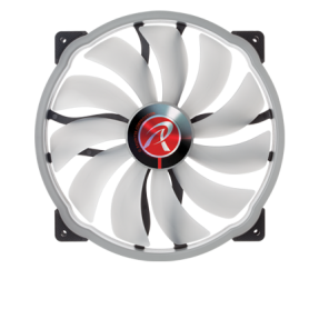 RAIJINTEK ANEMI 20 RBW Case per computer Ventilatore 20 cm Nero, Trasparente 1 pz (0R40B00173)