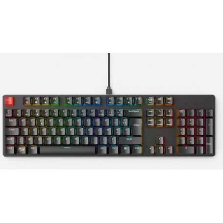Glorious PC Gaming Race G-104-BLACK-FR tastiera USB AZERTY Francese Nero (G-104-BLACK-FR)