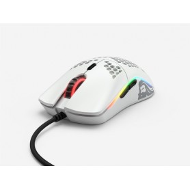 Glorious PC Gaming Race Model O mouse Mano destra USB tipo A Ottico 12000 DPI (GO-WHITE)