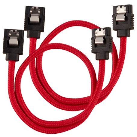 Corsair CC-8900250 cavo SATA 0,3 m Nero, Rosso (CC-8900250)