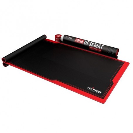 Nitro Concepts DM16 Tappetino per mouse per gioco da computer Nero, Rosso (NC-GP-MP-006)
