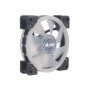 Akasa Vegas TLX Case per computer Ventilatore 12 cm Nero, Bianco (AK-FN101)