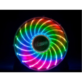 Akasa Vegas X7 Case per computer Ventilatore Nero, Trasparente (AK-FN093)