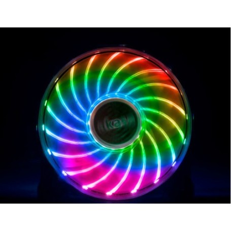 Akasa Vegas X7 Case per computer Ventilatore Nero, Trasparente (AK-FN093)