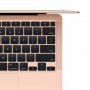 Apple MacBook Air Computer portatile 33,8 cm (13.3") Apple M 8 GB 256 GB SSD Wi-Fi 6 (802.11ax) macOS Big Sur Oro (MGND3D/A)