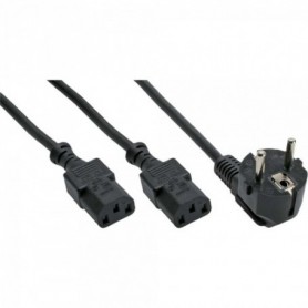 InLine 4043718012886 cavo di alimentazione Nero 1,8 m Spina di alimentazione di tipo F 2 x Attacco C13 (4043718012886)