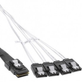 InLine 27620 cavo SATA 0,5 m Rosso (27620)