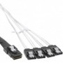 InLine 27620 cavo SATA 0,5 m Rosso (27620)