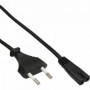 InLine 4043718079476 cavo di alimentazione Nero 1,5 m Accoppiatore C7 CEE7/16 (4043718079476)