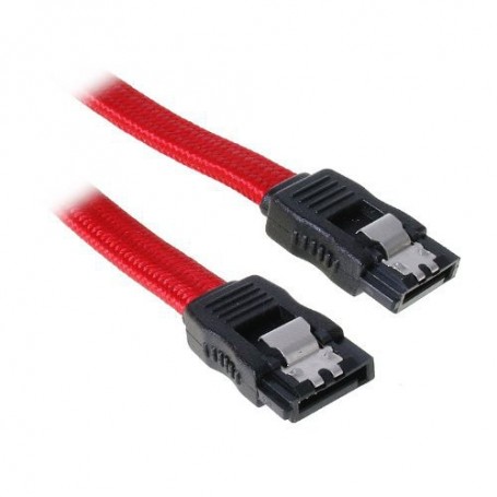BitFenix SATA 6Gb/s, 0.3m cavo SATA 0,3 m Rosso (BFA-MSC-SATA330RK-RP)