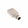 InLine 33103 adattatore per inversione del genere dei cavi PS/2 male Beige (33103)