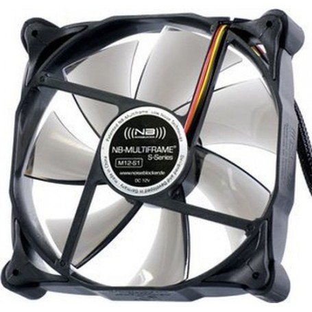 Noiseblocker Multiframe M12-PS Case per computer Ventilatore 12 cm Nero (ITR-M12-PS)