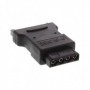 InLine 29677 adattatore per inversione del genere dei cavi 5.25" male 15pin SATA Nero (29677)