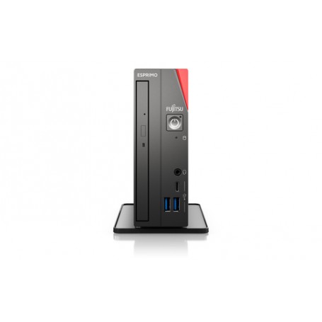 Fujitsu ESPRIMO G9012 i7-12700T UCFF Intel® Core™ i7 16 GB DDR4-SDRAM 512 GB SSD Windows 11 Pro Mini PC Nero, Rosso