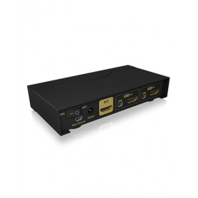 ICY BOX IB-KVM8801-HU2 switch per keyboard-video-mouse (kvm) Nero