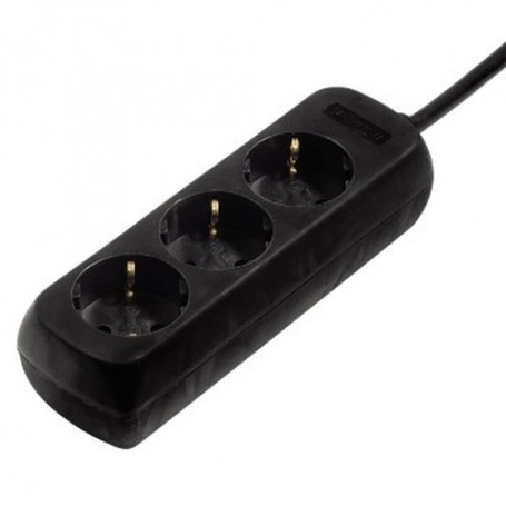 Hama 00108843 protezione da sovraccarico Nero 3 presa(e) AC 230 V 5 m