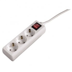 Hama 00108815 protezione da sovraccarico Bianco 3 presa(e) AC 230 V 5 m