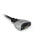 LevelOne KVM-0260 switch per keyboard-video-mouse (kvm) Nero, Grigio
