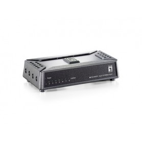 LevelOne FSW-0808TX switch di rete Non gestito Fast Ethernet (10/100) Grigio