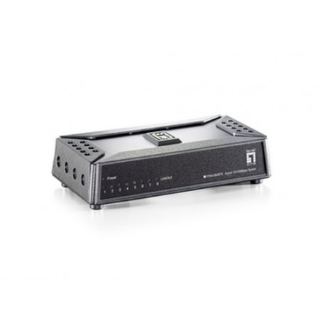 LevelOne FSW-0808TX switch di rete Non gestito Fast Ethernet (10/100) Grigio