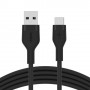 Belkin BOOST↑CHARGE Flex cavo USB 3 m USB 2.0 USB A USB C Nero