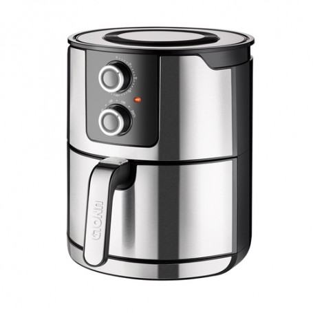 Unold 58655 friggitrice Doppia 5 L 1400 W Friggitrice ad aria calda Nero, Acciaio inossidabile