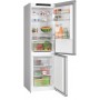 Bosch Serie 4 KGN362LDF frigorifero con congelatore Libera installazione 321 L D Acciaio inossidabile