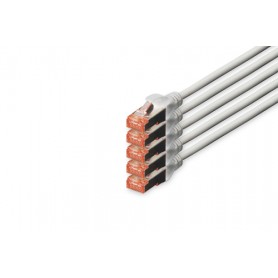 Digitus DK-1644-100-5 cavo di rete Grigio 10 m Cat6 S/FTP (S-STP)